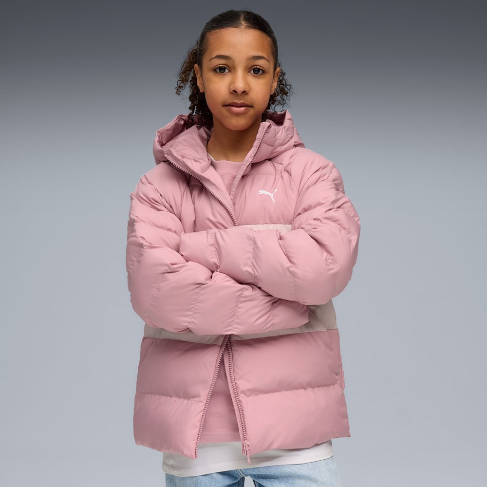 PUMA Outerwear Big Kids' Hooded Puffer Jacket