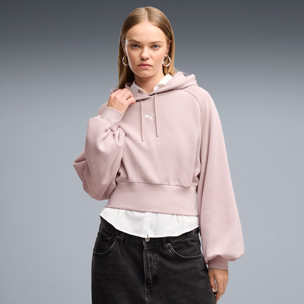 PUMA Essentials Women's Cropped Balloon Sleeve Hoodie