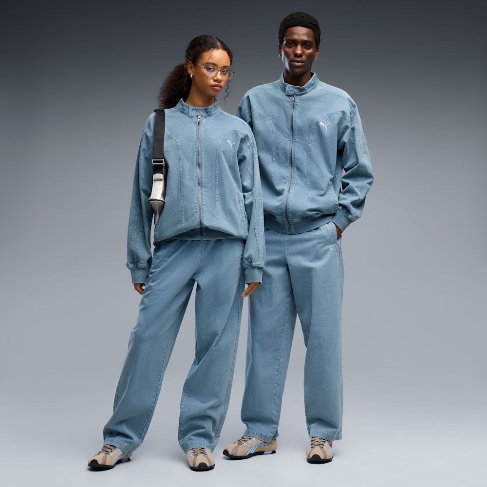 PUMA Relaxed Washed Twill Track Pants