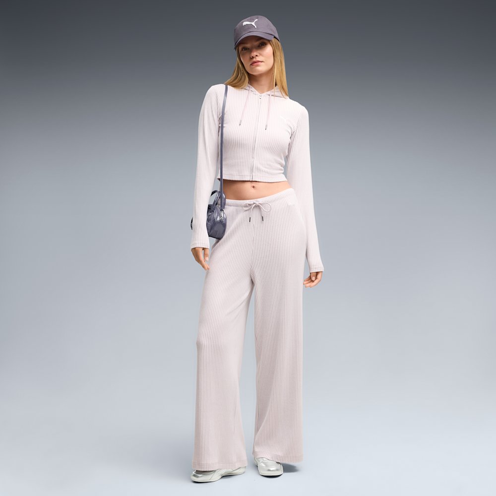 PUMA Essentials Women's Ribbed Wide Leg Pants