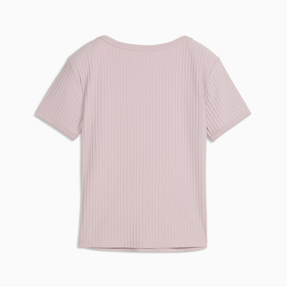 PUMA Essentials Women's Ribbed Slim T-Shirt