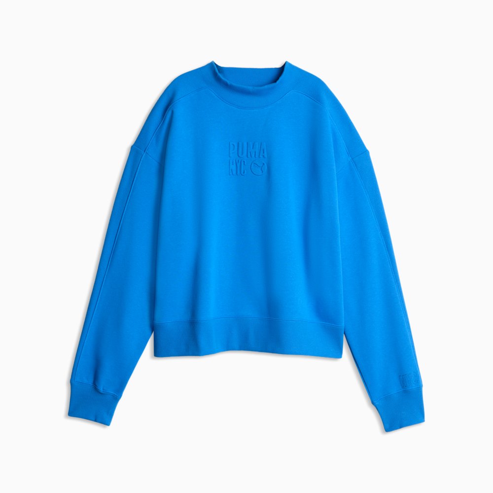 PUMA NYC Women's Mock Neck Sweatshirt