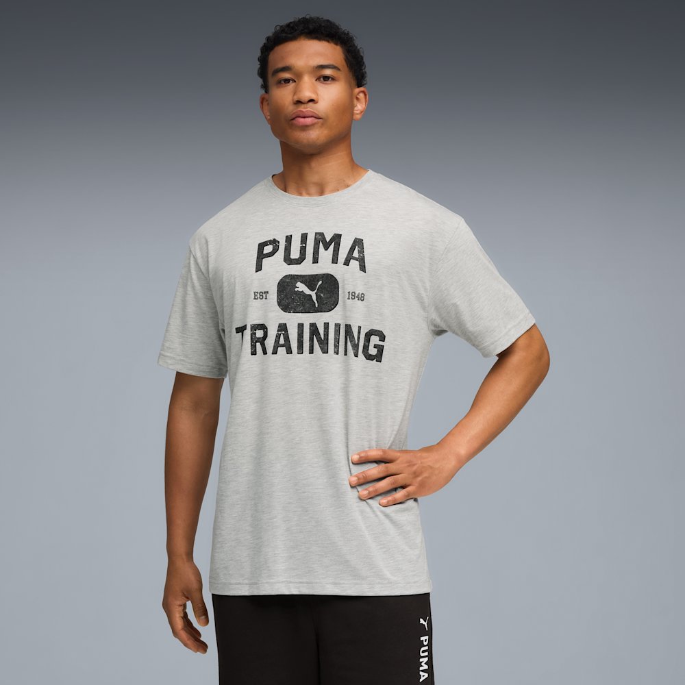 PUMA Graphics Logo Men's Relaxed Training T-Shirt