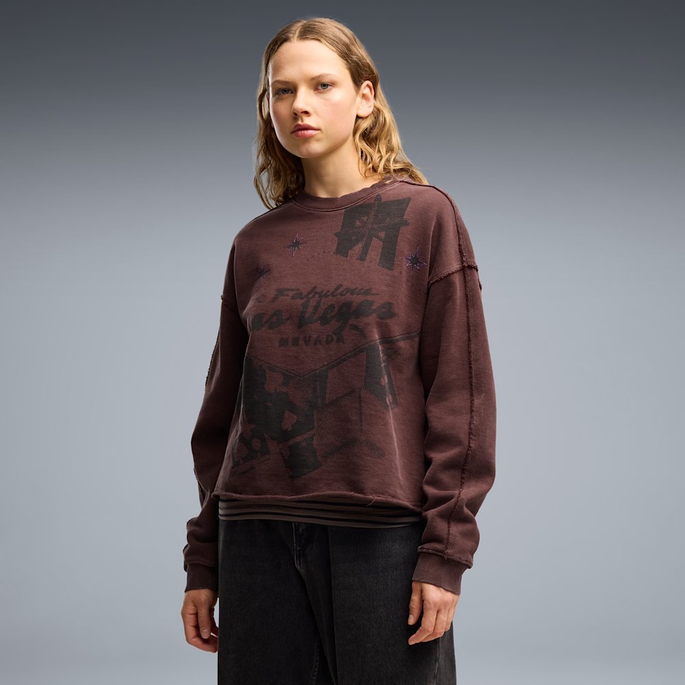 PUMA Las Vegas Women's Relaxed Crew Sweatshirt