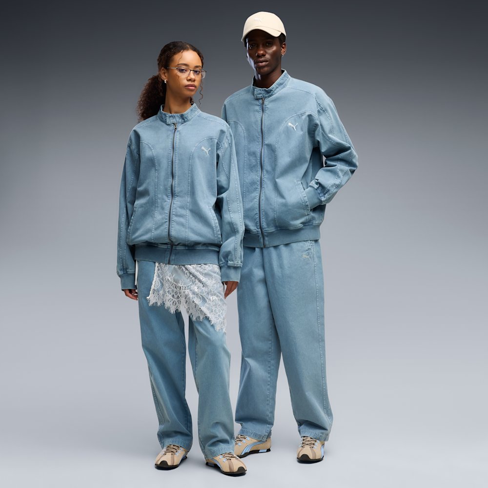 PUMA T7 Relaxed Washed Twill Track Jacket