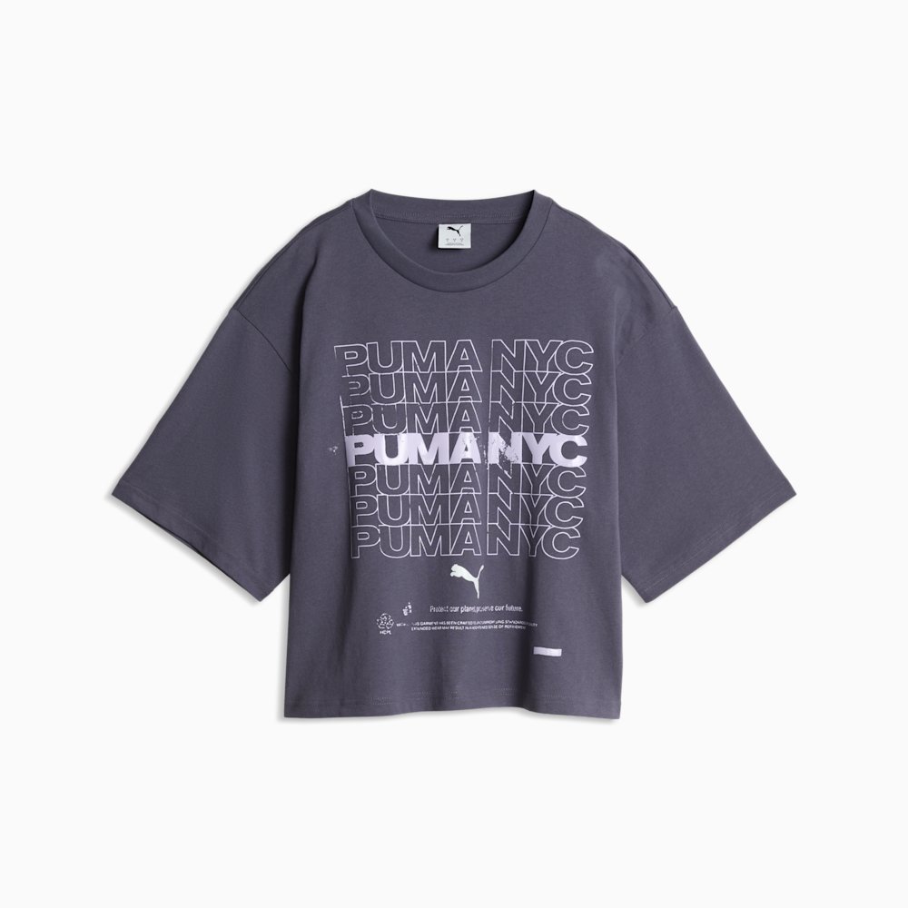 PUMA NYC Women's Oversized Graphic T-Shirt