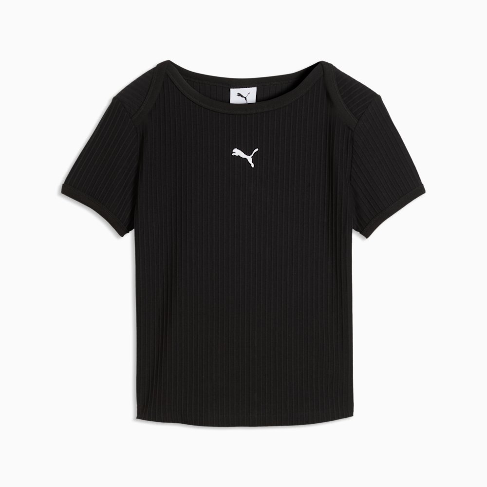 PUMA Essentials Women's Ribbed Slim T-Shirt