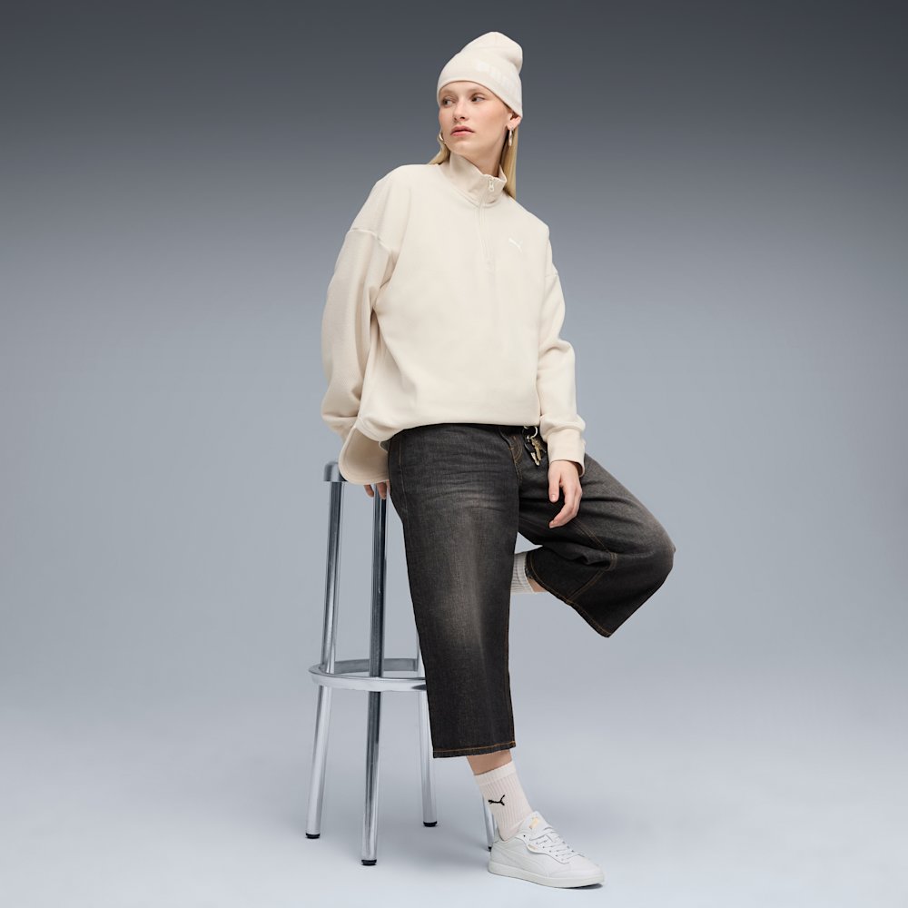PUMA Her Women's Half-Zip Sweatshirt