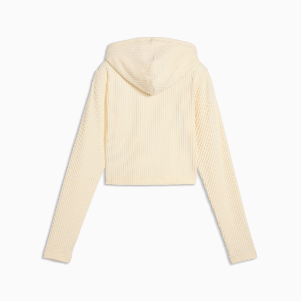 PUMA Essentials Women's Ribbed Zip-Up Hoodie