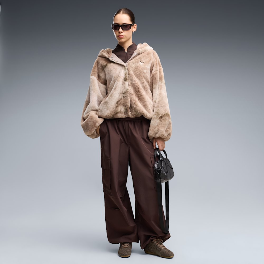 PUMA Street Glam Women's Oversized Fleece Jacket