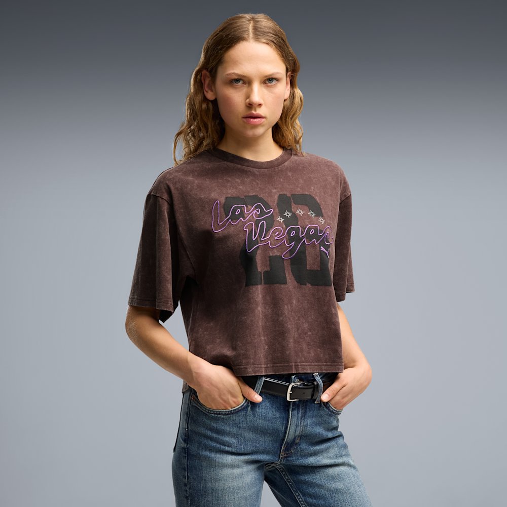 PUMA Las Vegas Women's Oversized Graphic T-Shirt