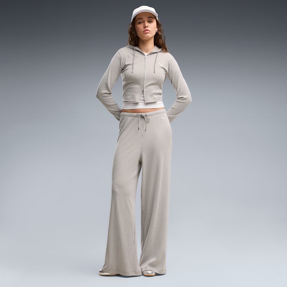 PUMA Essentials Women's Ribbed Wide Leg Pants