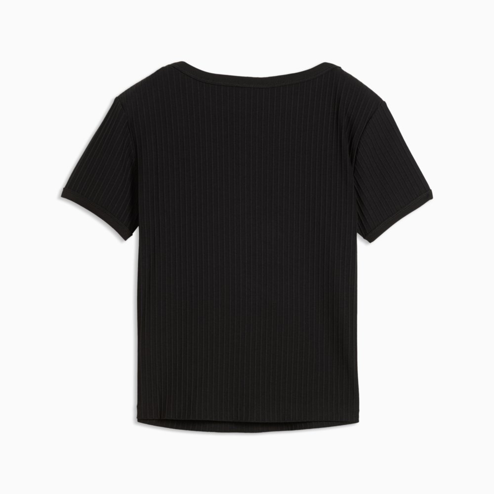 PUMA Essentials Women's Ribbed Slim T-Shirt