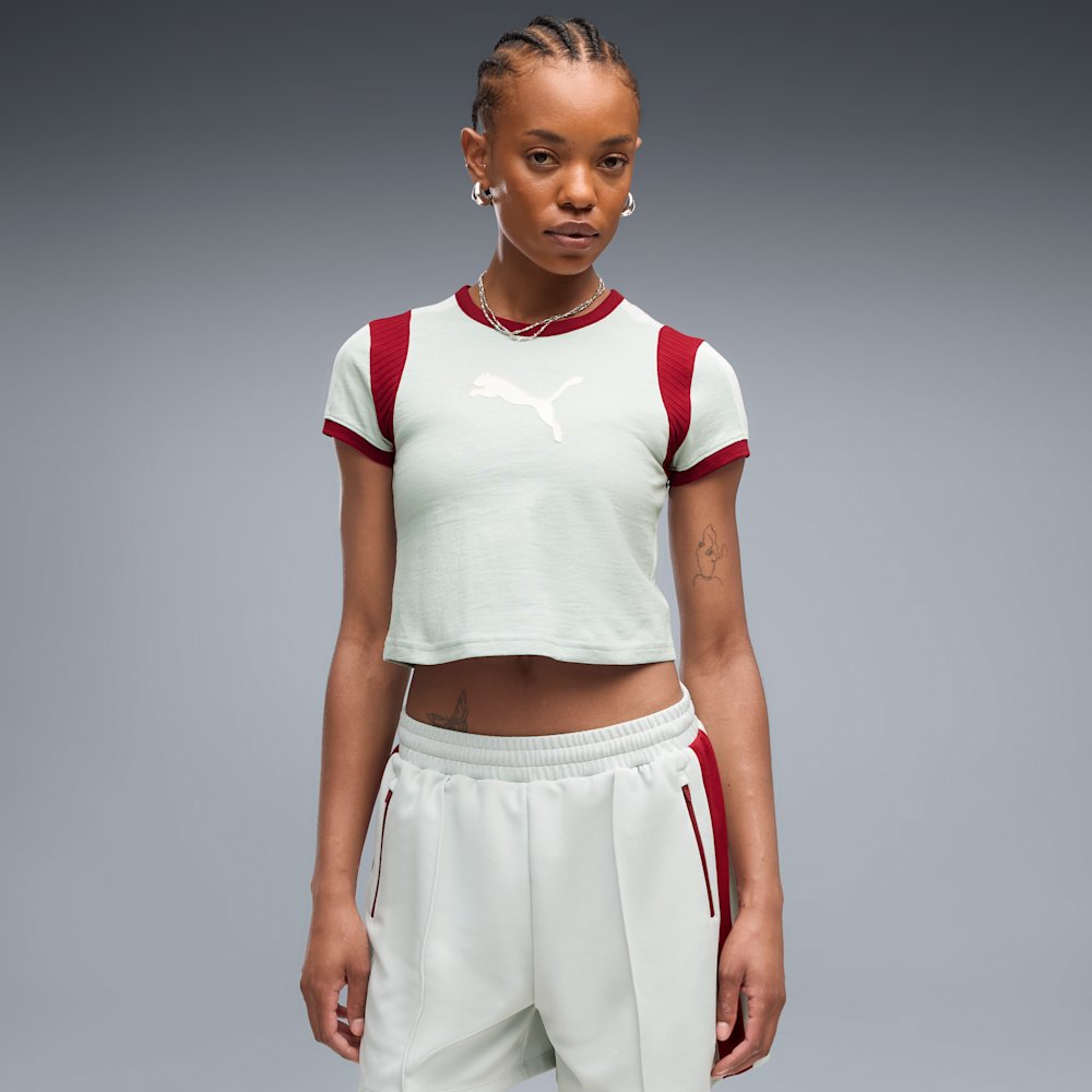 PUMA Graphics Women's Ringer Baby T-Shirt