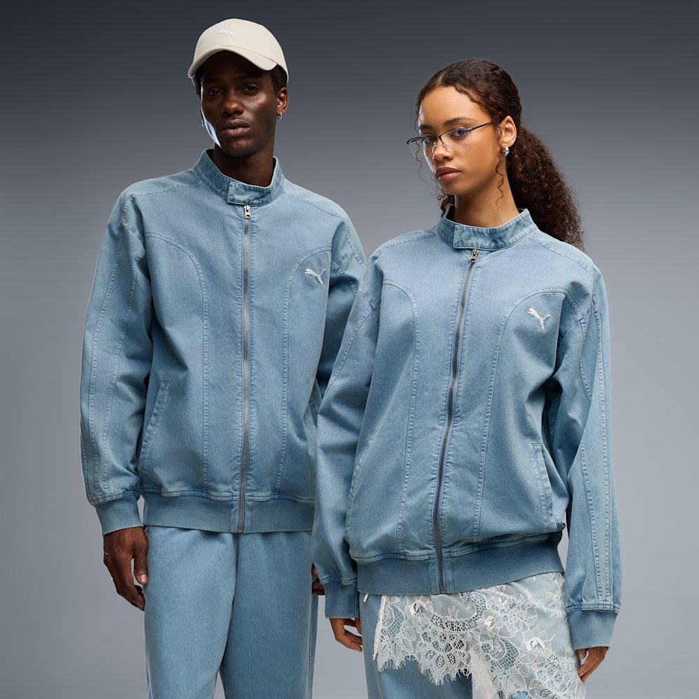 PUMA T7 Relaxed Washed Twill Track Jacket