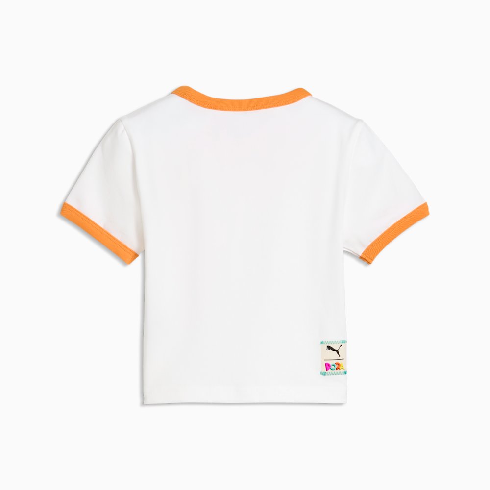 PUMA x Dora the Explorer Little Kids' Slim Ringer T-Shirt