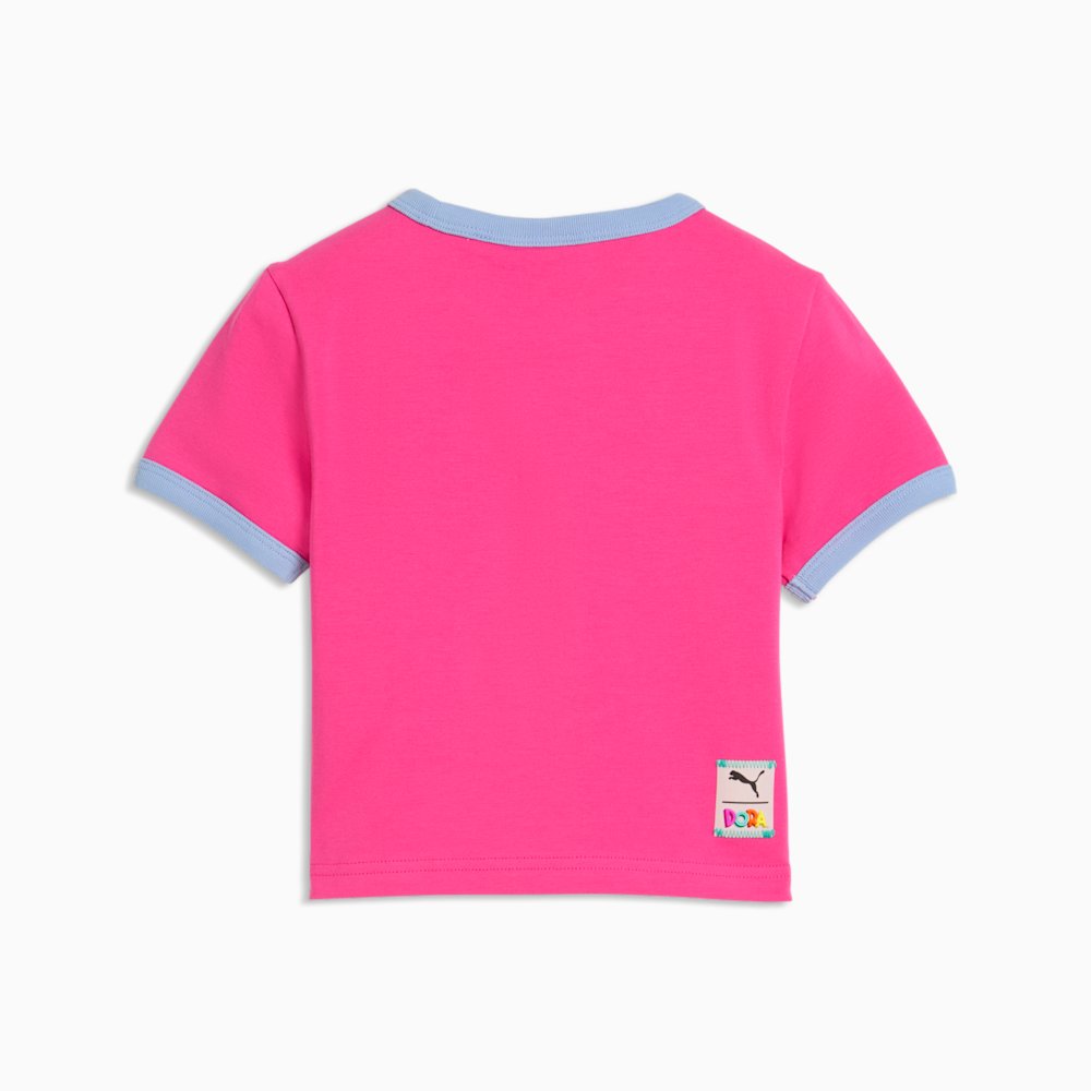 PUMA x Dora the Explorer Little Kids' Slim Ringer T-Shirt