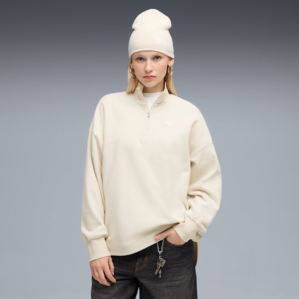 PUMA Her Women's Half-Zip Sweatshirt