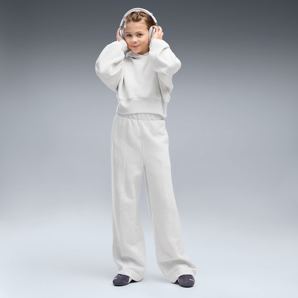 PUMA Essentials Big Kids' Slouchy Pintuck Pants