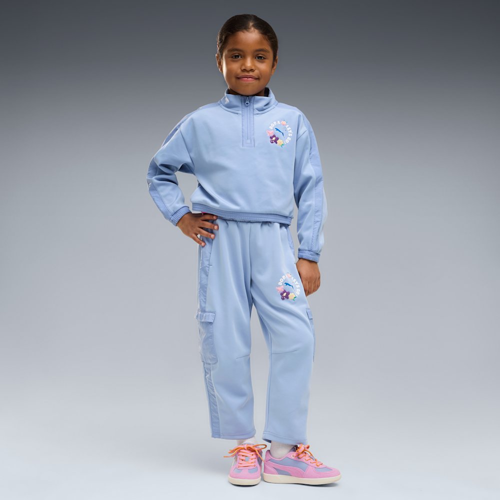 PUMA x Dora the Explorer Little Kids' T7 Relaxed Half-Zip Sweatshirt
