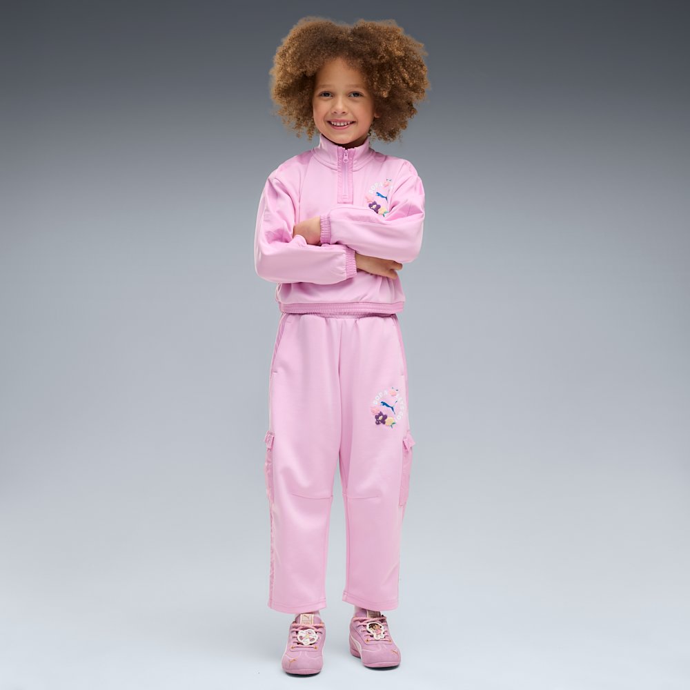 PUMA x Dora the Explorer T7 Little Kids' Half-Zip Sweatshirt