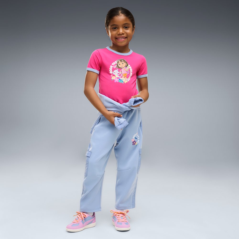 PUMA x Dora the Explorer Little Kids' Slim Ringer T-Shirt
