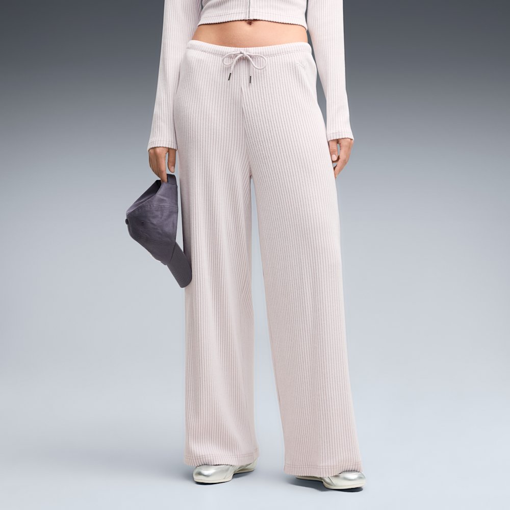 PUMA Essentials Women's Ribbed Wide Leg Pants