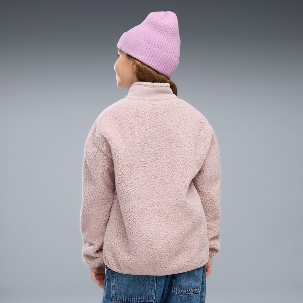 PUMA Elevated Essentials Winterized Big Kids' Half-Zip Hoodie