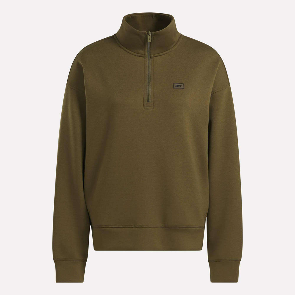 Reebok Crop Half-Zip Women's Sweatshirt