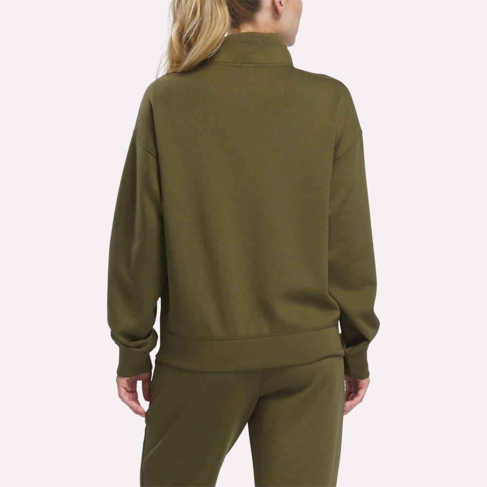 Reebok Crop Half-Zip Women's Sweatshirt