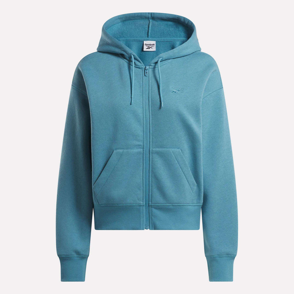 Reebok Cropped Full-Zip Women's Hoodie