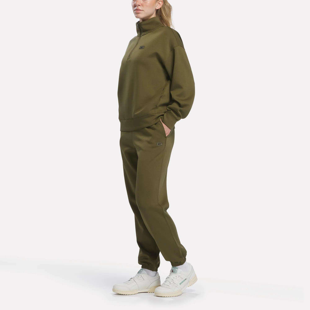 Reebok Crop Half-Zip Women's Sweatshirt