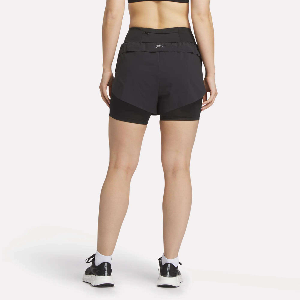 Reebok Lux Metallic 2-in-1 Women's Running Shorts