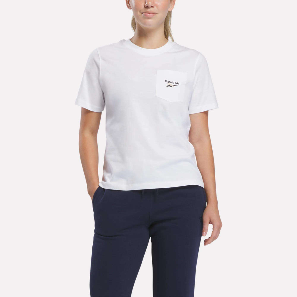 Reebok Logo Pocket Women's T-Shirt