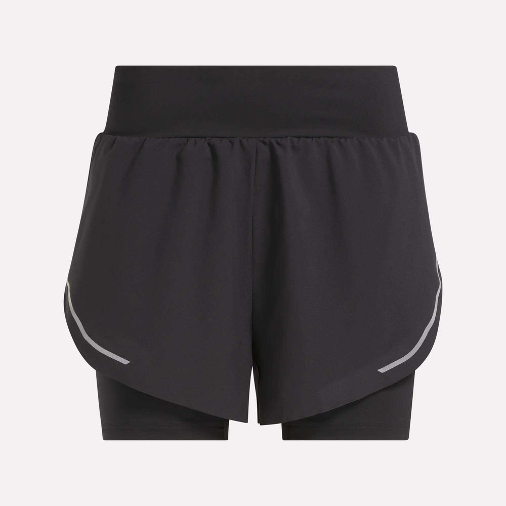 Reebok Lux Metallic 2-in-1 Women's Running Shorts