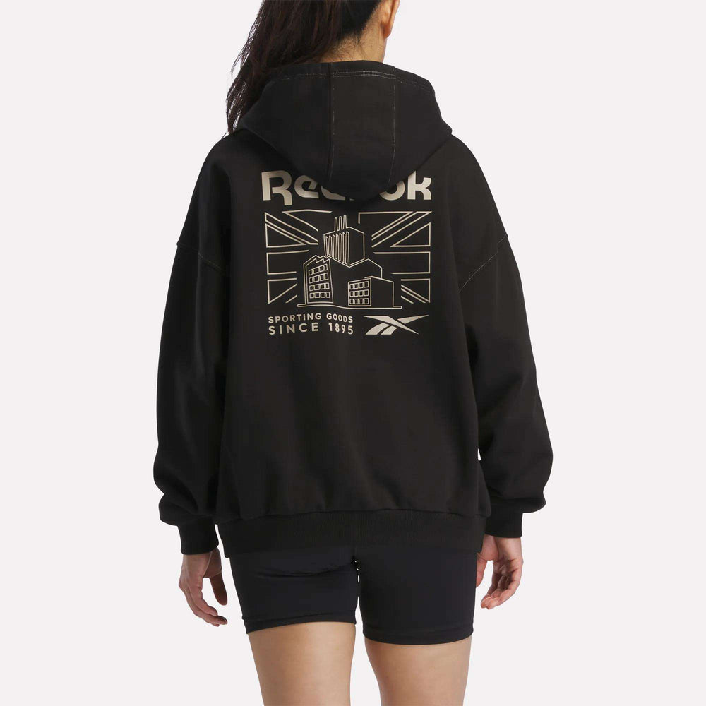 Reebok Relaxed Fleece Graphic Women's Hoodie