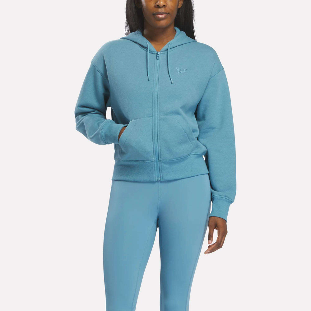 Reebok Cropped Full-Zip Women's Hoodie